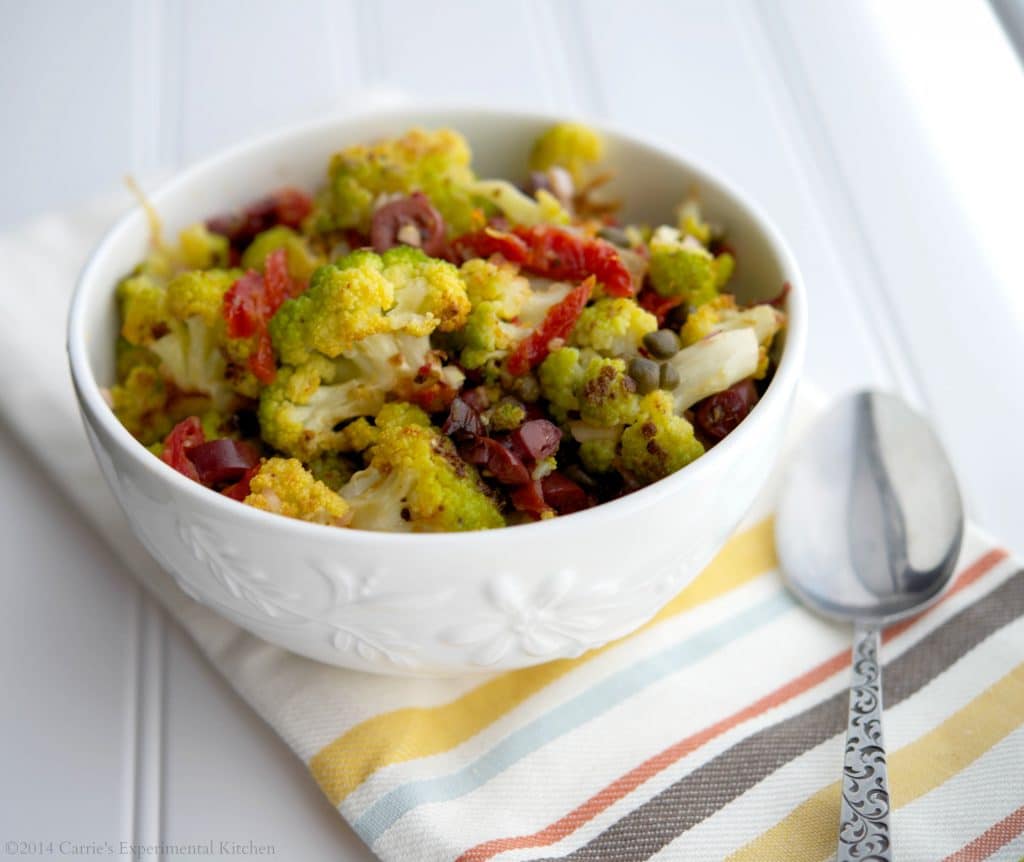 Mediterranean Broccoflower Salad