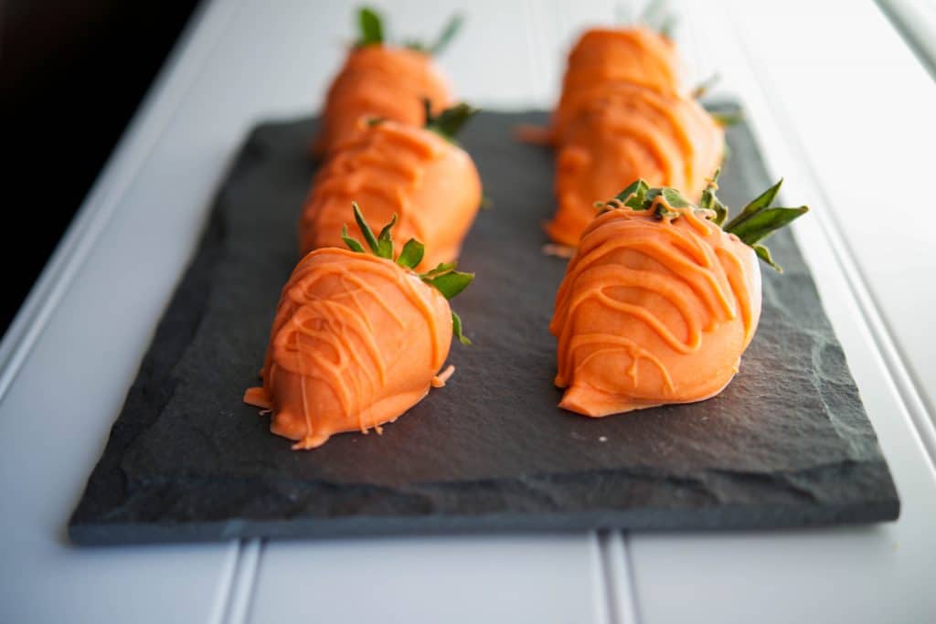 Chocolate Covered Carrot Strawberries