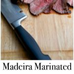 London Broil marinated in Madeira wine, extra virgin olive oil, fresh squeezed lemon juice, garlic and oregano; then grilled to perfection.