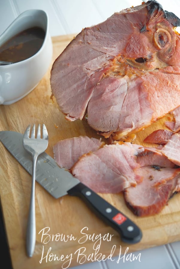 Making a holiday dinner doesn't have to be difficult. Try this Brown Sugar-Honey Baked Ham made with only three ingredients.