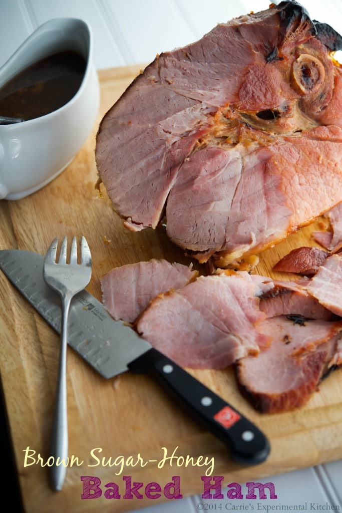 Making a holiday dinner doesn't have to be difficult. Try making this Brown Sugar-Honey Baked Ham which uses only three ingredients. 