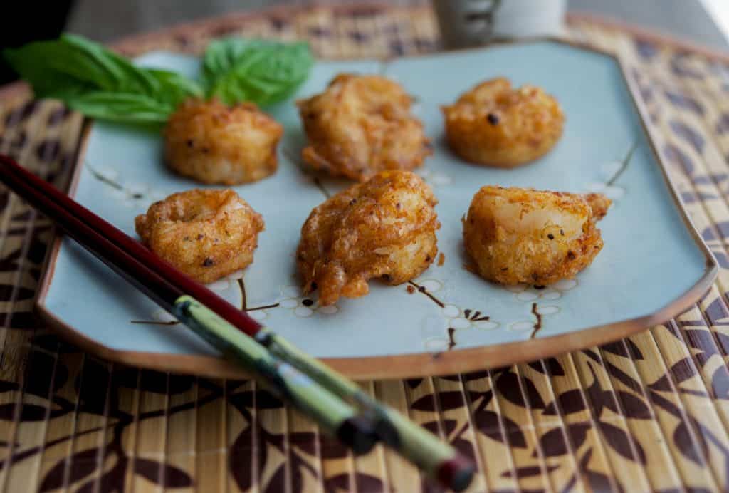 tomato basil tempura shrimp 2