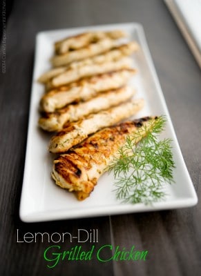 Lemon Dill Grilled Chicken-Carrie's Experimental Kitchen