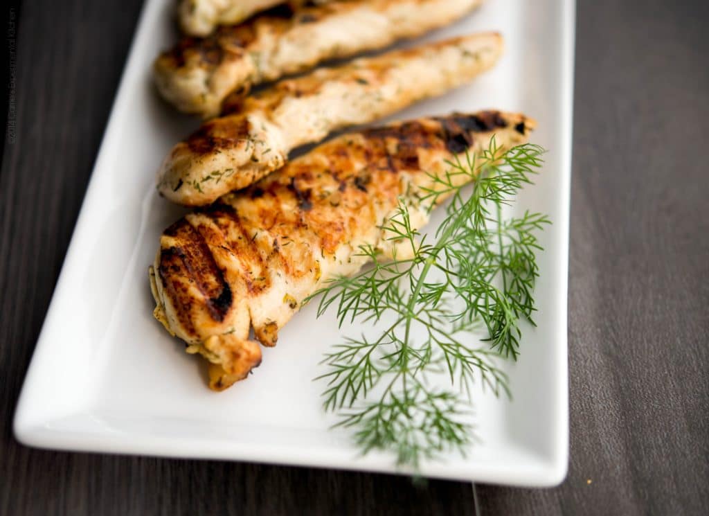 Lemon Dill Grilled Chicken