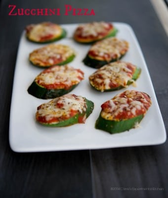 Turn your garden fresh zucchini into a healthy snack or appetizer with these Zucchini Pizzas. The kids will love them. 