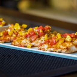 Grilled Chicken with Summer Fruit Salsa