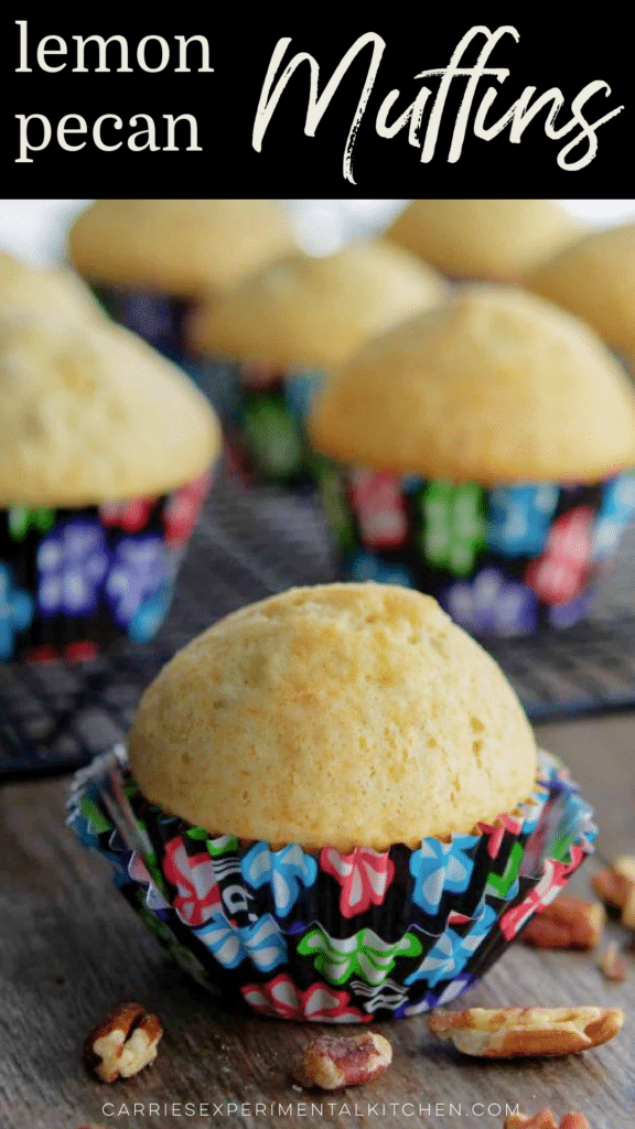 muffin with lemon pecans