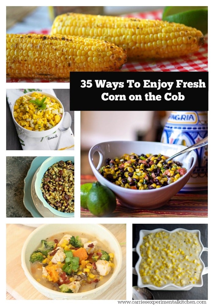 Summer is here and in NJ that means fresh corn on the cob. Here are 35 recipes to help you find the perfect way to enjoy the fresh corn this season. 