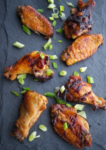 Sweet & sticky Asian marinated chicken wings are delicious and are perfect for weeknight meals, large parties or game day snacking. 