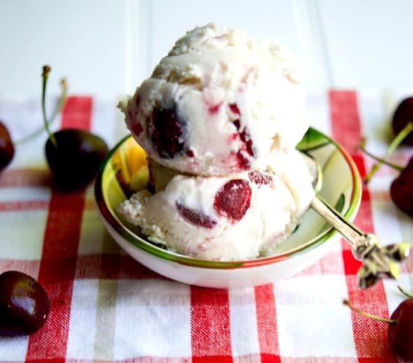 Cherry Vanilla Ice Cream