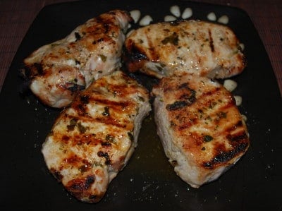 Lemon Basil Pork Chops