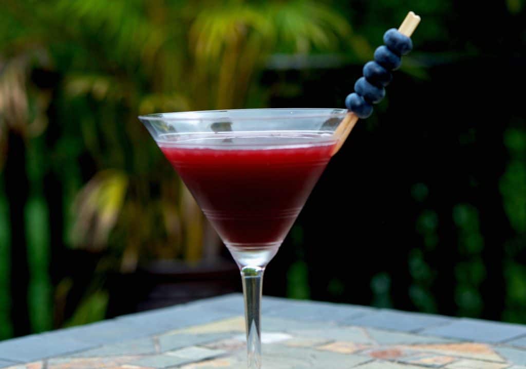 Coconut Berry Martini