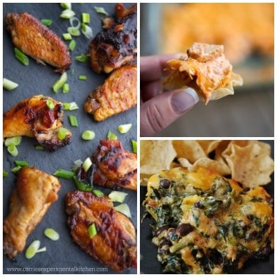 Chicken Appetizers Collage