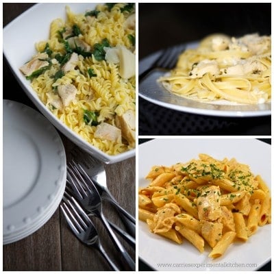 Carrie's Experimental Kitchen Chicken with Pasta Collage