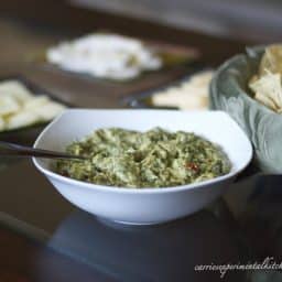 Hot Creamed Spinach Dip