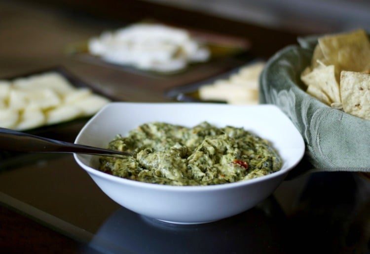 Hot Creamed Spinach Dip