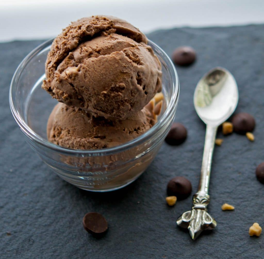 Chocolate Heath Bar Crunch Ice Cream