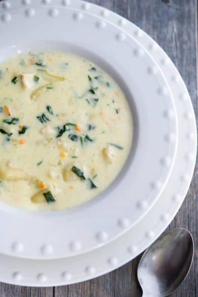 Enjoy one or your favorite restaurant copycat soups at home with my version of Olive Garden's Chicken Gnocchi Soup.