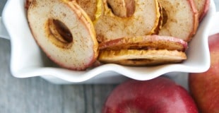 These Cinnamon Apple Chips, made with a few simple ingredients, are a healthy snack your whole family will love.