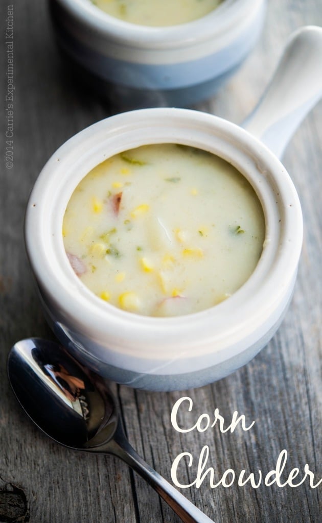 Creamy corn chowder