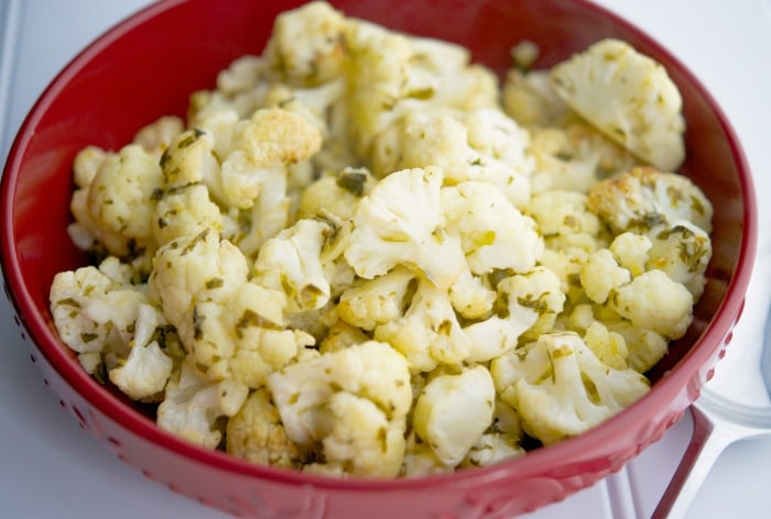 Gremolata Roasted Cauliflower