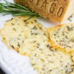 Asiago & Rosemary Cheese Crisps are a fun, tasty addition to your meal planning. Use these cheese crisps to top your favorite soup or salad.