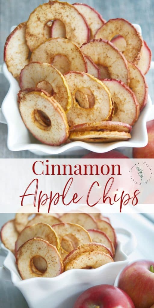 Cinnamon Apple Chips, made with a few simple ingredients like McIntosh apples, cinnamon and sugar are a healthy snack your whole family will love.