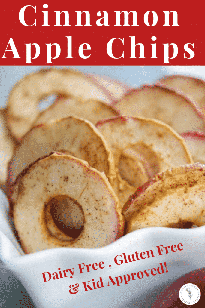 These baked Cinnamon Apple Chips are made with a few simple ingredients like McIntosh apples, cinnamon and sugar. 