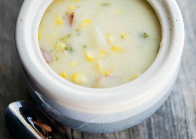 A bowl of Corn Chowder