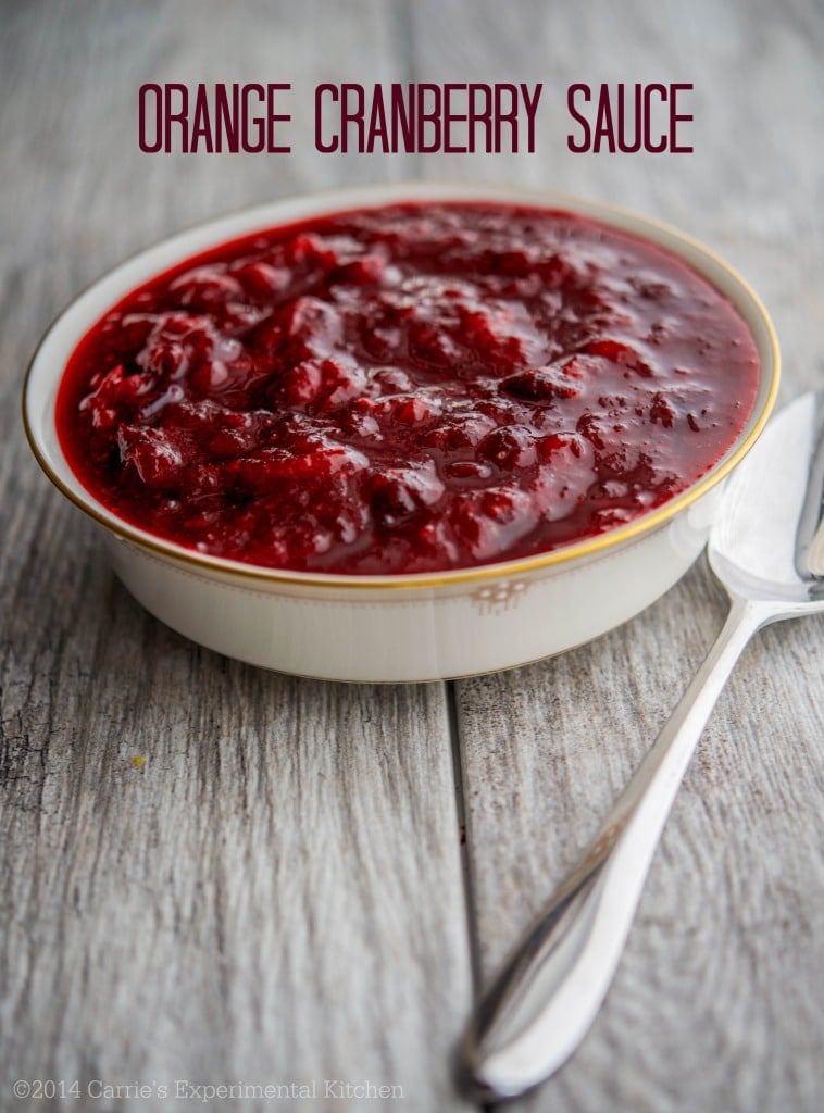 This cranberry sauce scented with fresh oranges and cinnamon is perfect on your Thanksgiving table. 