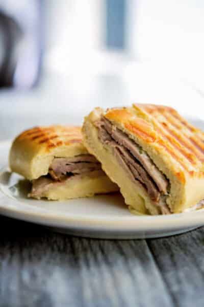 Roast Beef and Asiago Cheese Panini