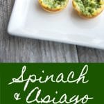 This mini quiche made with spinach and fresh Asiago PDO cheese is perfect for breakfast or as an appetizer.