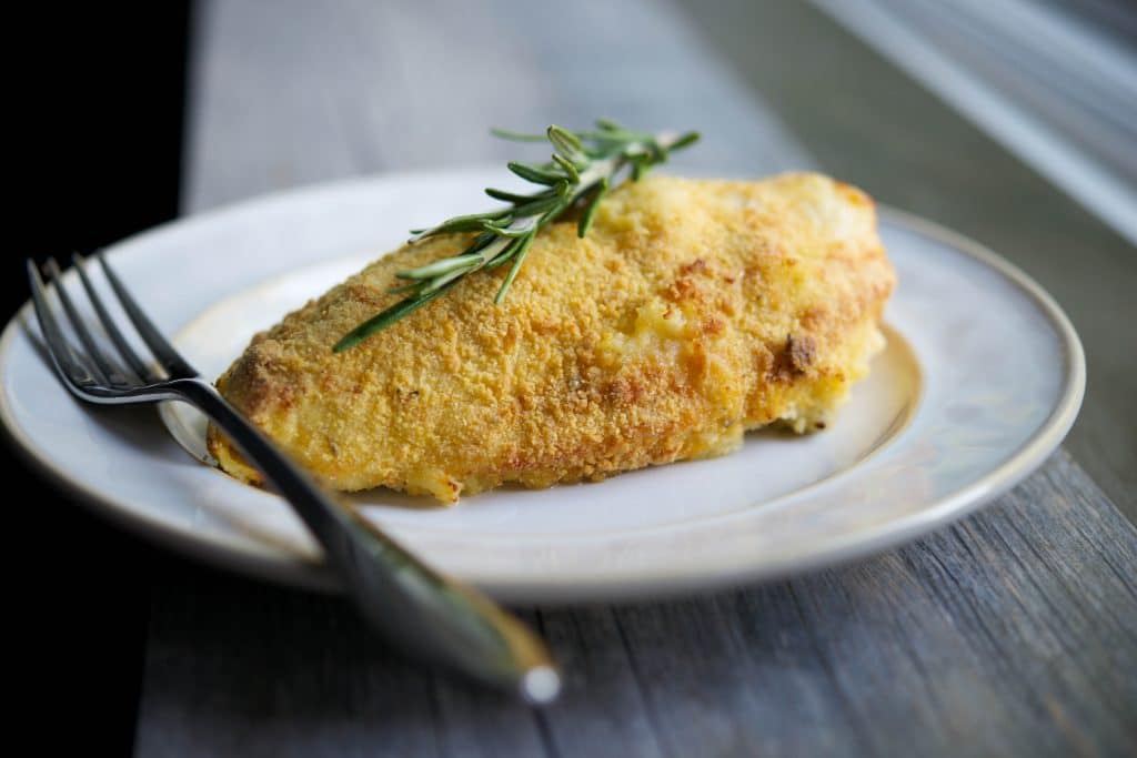 Cornmeal Crusted Baked Chicken