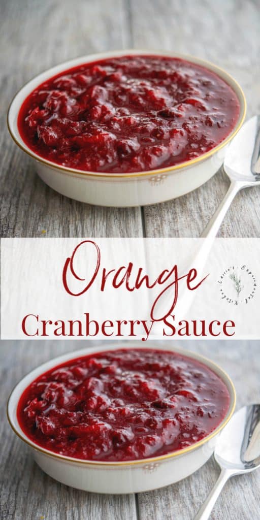 Orange Cranberry Sauce