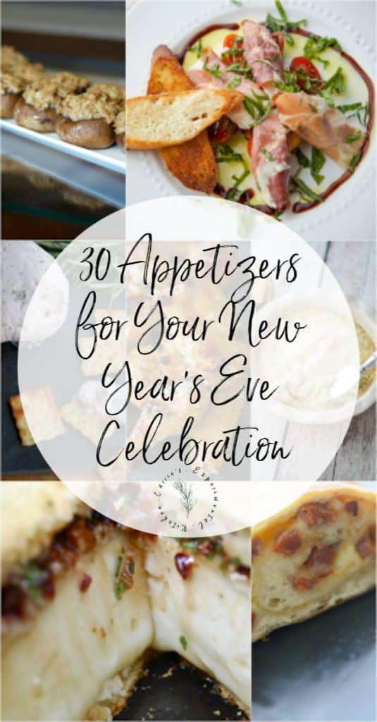 Whatever you're doing NYE it will most likely include appetizers. Here are 30 Appetizer Recipes for your New Year's Eve Celebration.