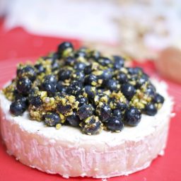 Blueberry Pistachio Brie en Croute
