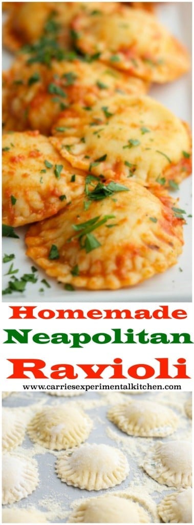 Learn how to make homemade Neapolitan Ravioli. It's easier than you think and perfect for Sunday Supper. 