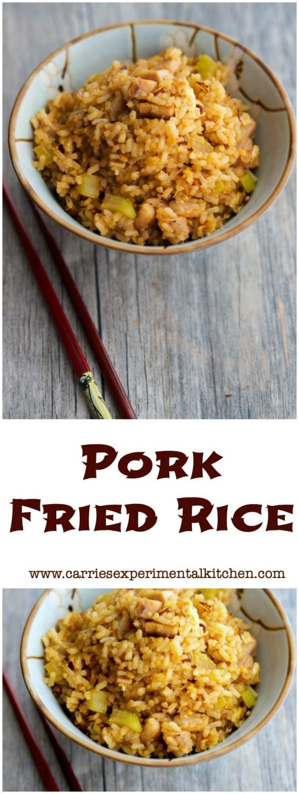 Asian Style Pork Fried Rice | Carrie’s Experimental Kitchen