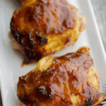 Apricot Balsamic Glazed Chicken Thighs