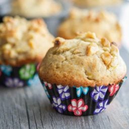 Jumbo Banana Walnut Muffin