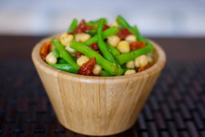 Mediterranean Garbanzo and Green Bean Salad-Carrie's Experimental Kitchen