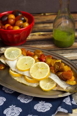 Roasted-Branzino-and-Tomatoes-with-Lemon-Basil-Sauce