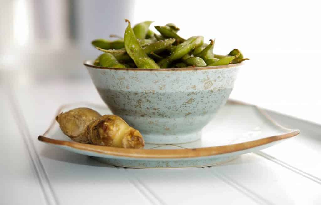 Soy-Ginger Roasted Edamame-horizontal