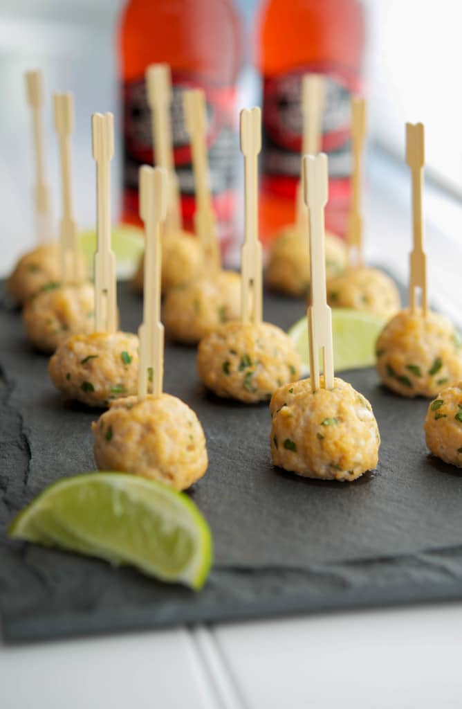 Sriracha and Lime Turkey Meatballs