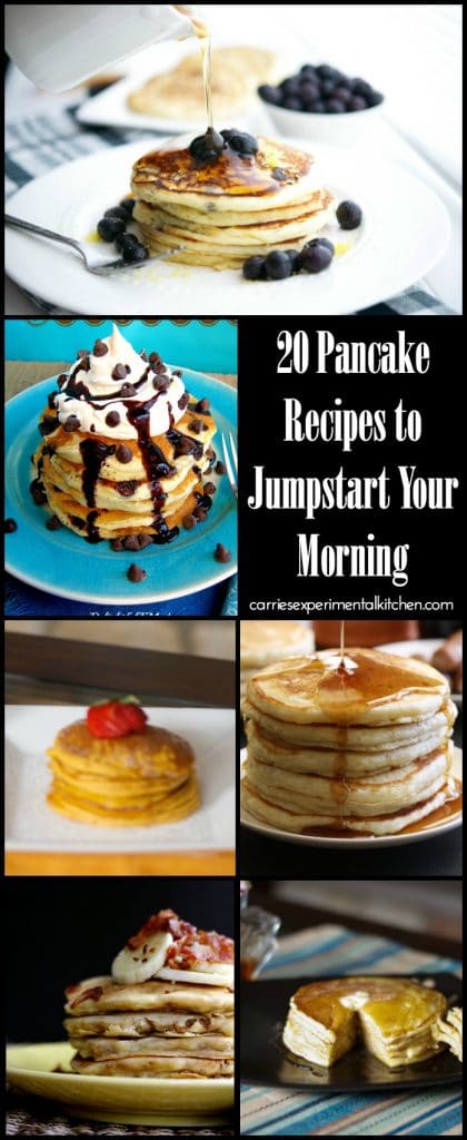 Tired of the same boring pancake recipe? Try one of these 20 pancake recipes to help jumpstart your morning.