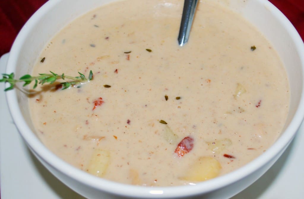 Carmelized Bacon & Onion Clam Chowder