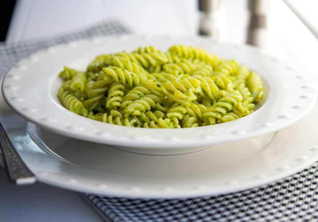 Gluten Free Pasta with Mixed Herb Pesto