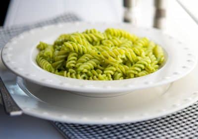 Gluten Free Pasta with Mixed Herb Pesto