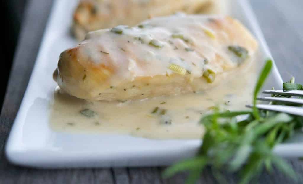 Grilled Chicken with a Dijon Tarragon Sauce-horizontal