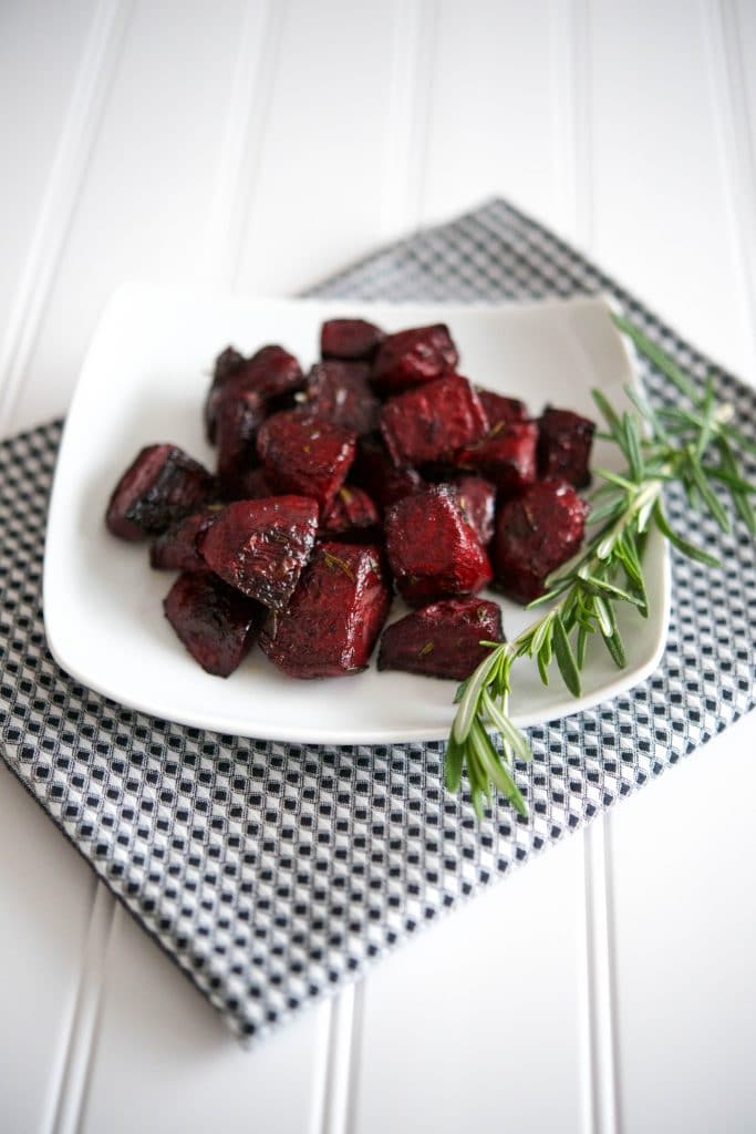 Oven Roasted Balsamic Rosemary Beets